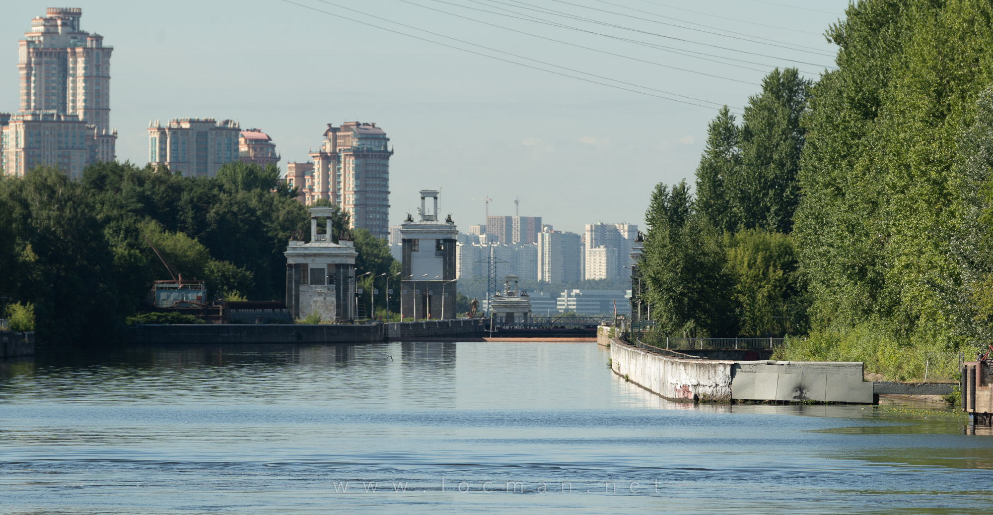 Строительство канала имени москвы фото