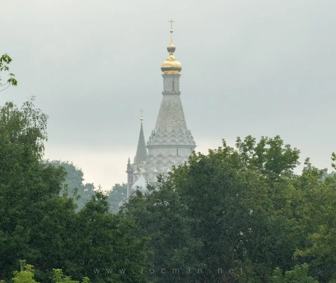 Преображенская церковь в селе Остров, купол Преображенская церковь в селе Остров, купол